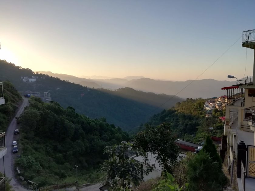 Kasauli Morning View From Baclcony