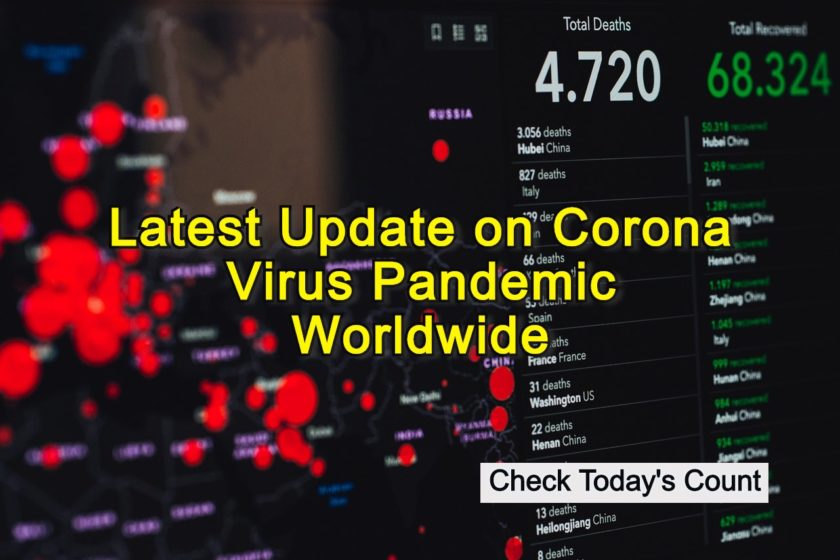 Latest Update on Corona Virus Pandemic