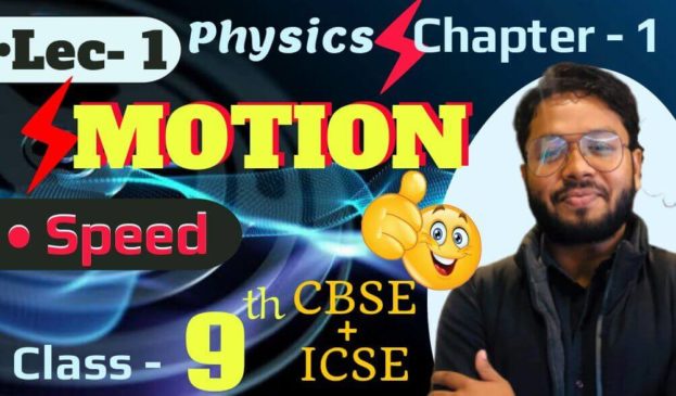 YouTube Lecture on Motion topic speed by RNS Coaching Center