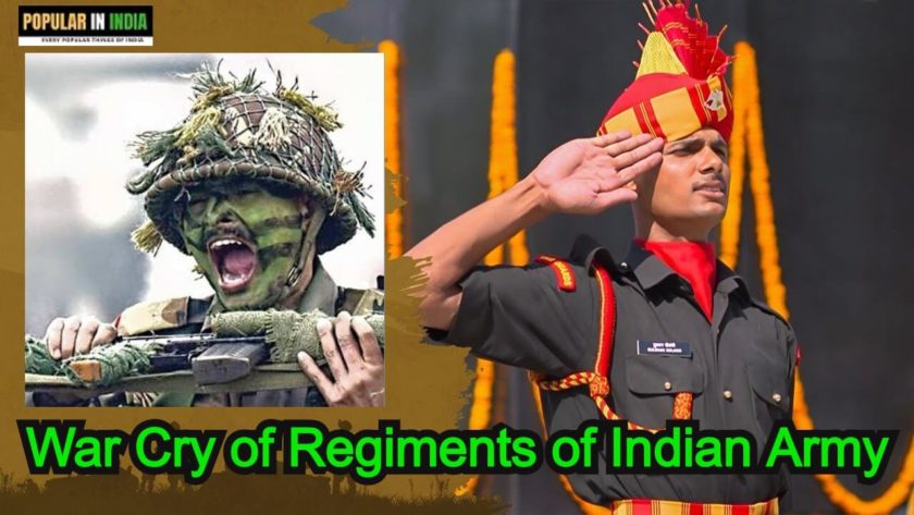 War Cry of regiments of Indian Army popular in India