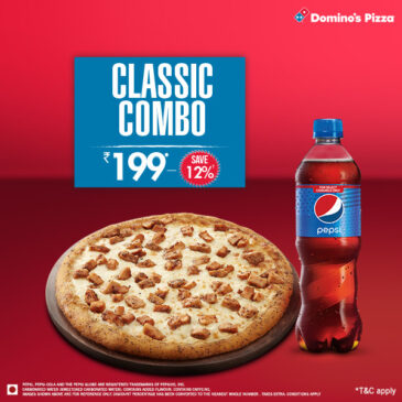 Classic Combo at Dominos PIzza 