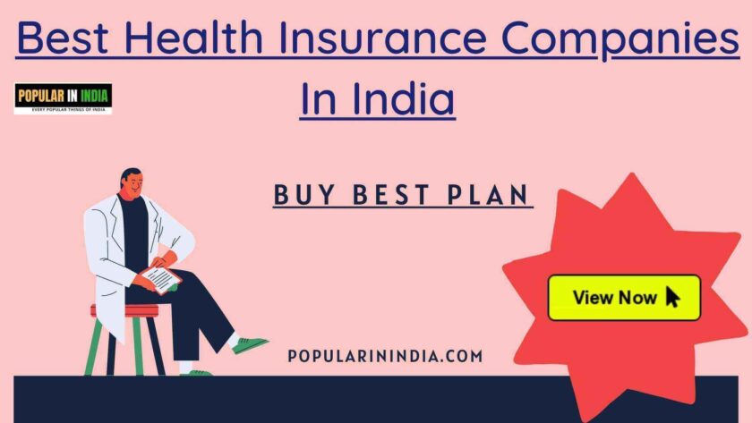 Best Health Insurance Companies In India