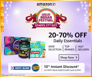 Discounts on Daily Essential on Great Indian Festival Sale