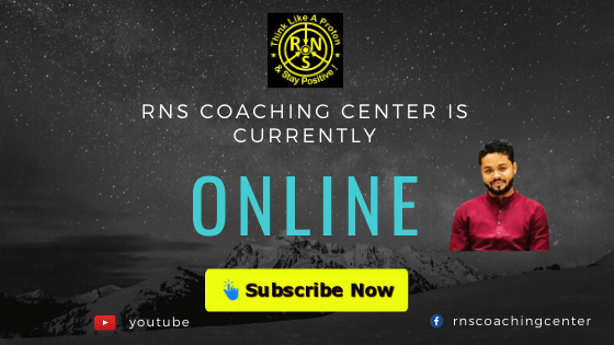 Learn Online for Free on YouTube from Best Coaching Center RNS Gorakhpur