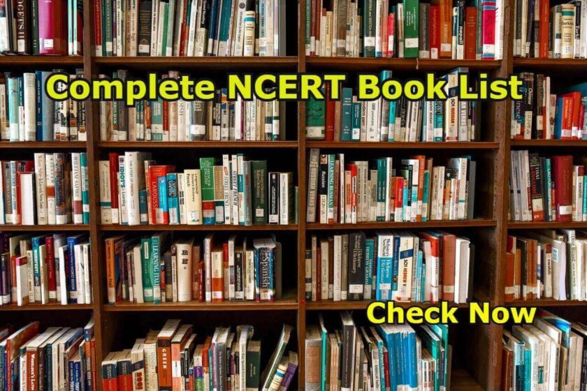 Complete NCERT Book List