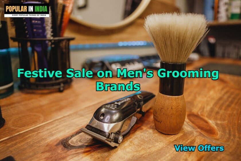 Festive Sale on Men's Grooming Brands popular in India