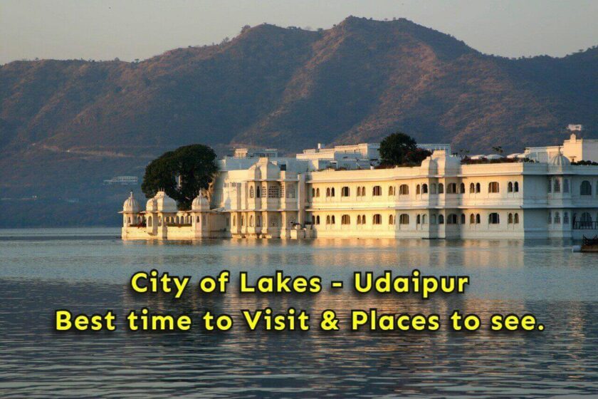 City of Lakes - Udaipur popular in india