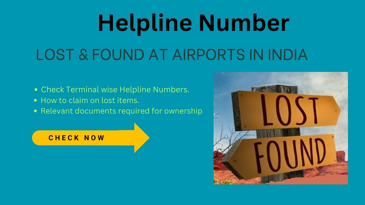How to Raise Complaint Lost and Found - Helpline Numbers - popular in India