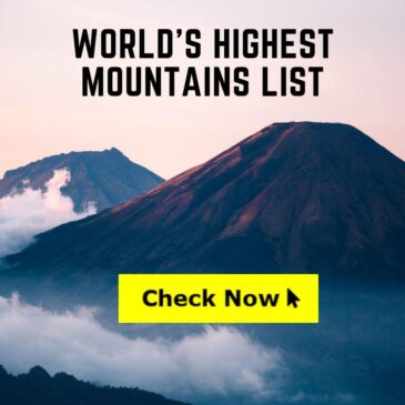 Top 10 Highest Mountains in the World
