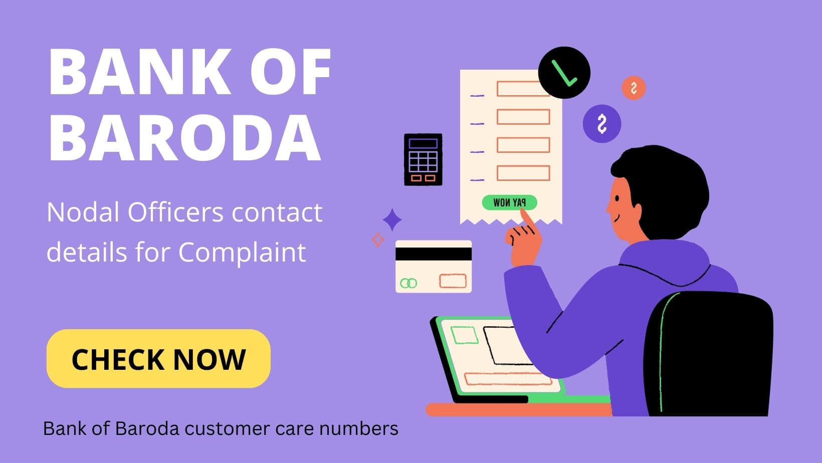 Bank of Baroda Customer Care Number