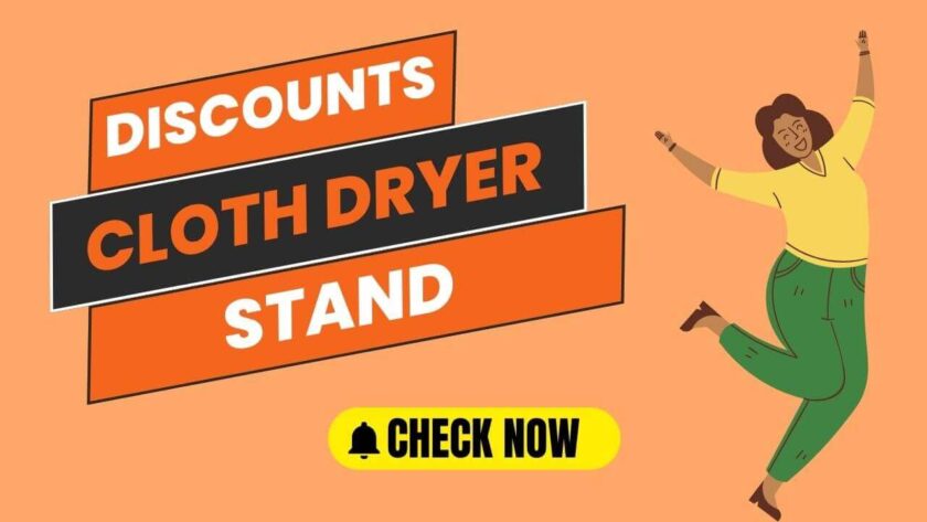 Discounts on Cloth Dryer Stand